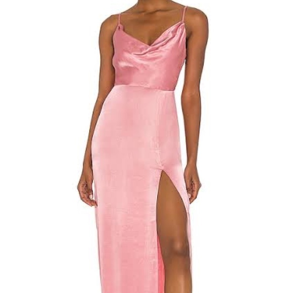 NBD Dresses & Skirts - NBD Lila Gown midi pink maxi